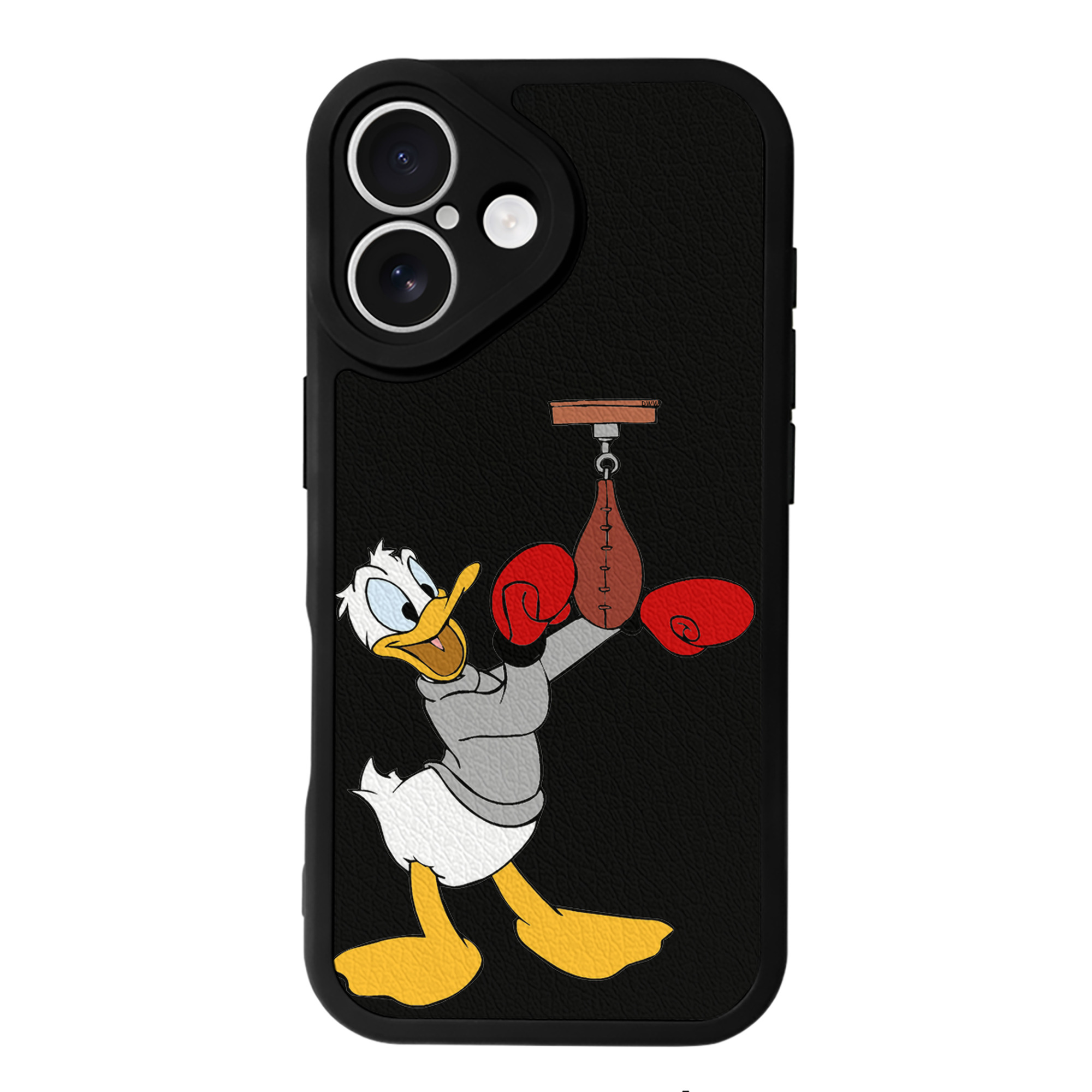（画像用） ミッキーマウス Mickey Mouse 【iPhone 16シリーズ対応】シリコンスマホケース（レザー調） 材質：シリコン